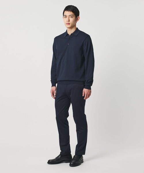 UNITED ARROWS（ユナイテッドアローズ）の「ニットポロシャツ UA COZY ウォッシャブル（ニット/セーター・メンズ・ベージュ/ブラック/ネイビー・XXL/S/M/L/XL）」の5枚目の写真