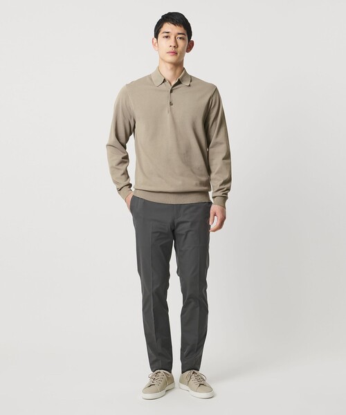 UNITED ARROWS（ユナイテッドアローズ）の「ニットポロシャツ UA COZY ウォッシャブル（ニット/セーター・メンズ・ベージュ/ブラック/ネイビー・XXL/S/M/L/XL）」の9枚目の写真
