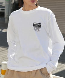 Dripped BOX LOGO L/S T-SHIRTS/THRASHER スラッシャー ドリップロゴ長袖Tシャツ