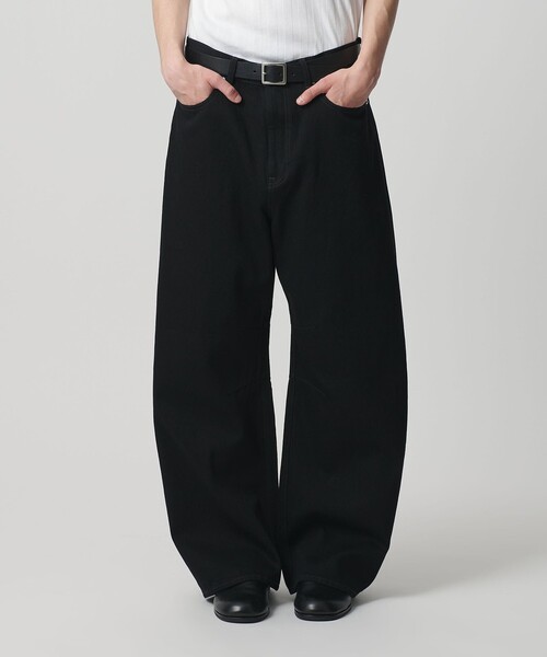 MONKEY TIME（モンキータイム）の「デニム カーブ パンツ（デニムパンツ・メンズ・ライトブルー/コバルトブルー/ブラック・M/XL/L/S）」の2枚目の写真