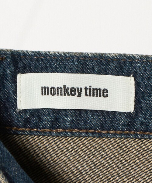 MONKEY TIME（モンキータイム）の「デニム カーブ パンツ（デニムパンツ・メンズ・ライトブルー/コバルトブルー/ブラック・M/XL/L/S）」の11枚目の写真