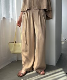 DouDou | 【セットアップ可能】リヨセルタックパンツ(その他パンツ)
