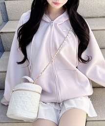 INGNI | 胸プレート付ダンボールダブルジップパーカー(パーカー)