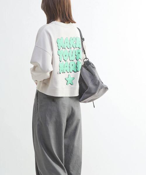 CONVERSE TOKYO(コンバーストウキョウ)の「BACK PRINT MESSAGE SWEAT(スウェット・レディース・ベージュ/ブラック/グレー・FREE)」の8枚目の写真