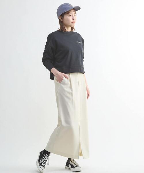 CONVERSE TOKYO(コンバーストウキョウ)の「BACK PRINT MESSAGE SWEAT(スウェット・レディース・ベージュ/ブラック/グレー・FREE)」の15枚目の写真