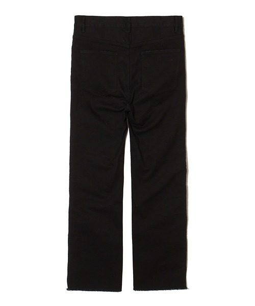 MSML(エムエスエムエル)の「STRETCH TWILL DESTROY CROPPED PANTS(デニムパンツ・メンズ・ブラック・M/L/XL)」の8枚目の写真