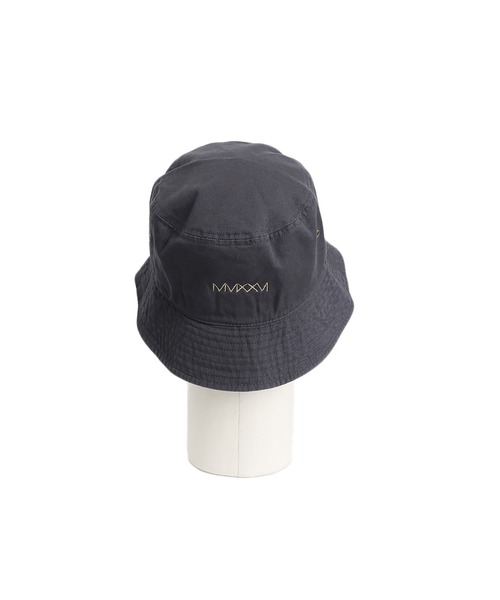 PORT BY ARK（ポートバイアーク）の「PORT BY ARK / ポートバイアーク：Bucket Hat“Oval Logo Port”：PO19-CP01[COR]（ハット・メンズ・チャコールグレー/ブラック・1/2）」の18枚目の写真