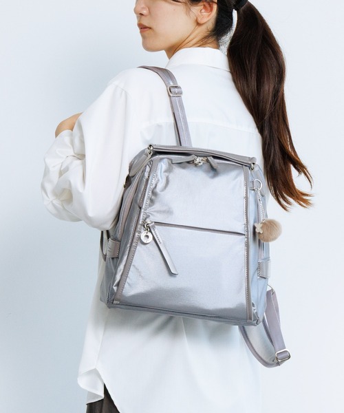 Kanana project（カナナプロジェクト）の「リュックサック PJ-18 10L 軽量 20123（バックパック/リュック・レディース・ブラック/ベージュ/グレー・FREE）」の3枚目の写真