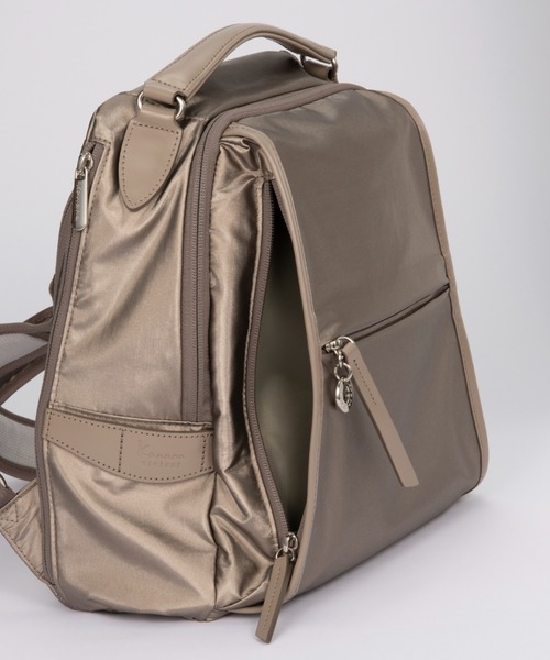 Kanana project（カナナプロジェクト）の「リュックサック PJ-18 10L 軽量 20123（バックパック/リュック・レディース・ブラック/ベージュ/グレー・FREE）」の17枚目の写真