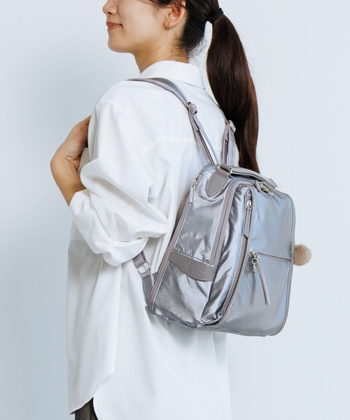 Kanana project（カナナプロジェクト）の「リュックサック PJ-18 10L 軽量 20123（バックパック/リュック・レディース・ブラック/ベージュ/グレー・FREE）」の20枚目の写真
