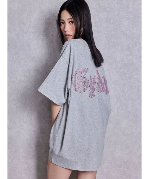 GYDA(ジェイダ)の「GD BACK GYDA BIG Tシャツ(Tシャツ/カットソー・レディース・ブラック/オフホワイト/グレー/チャコールグレー・FREE)」の22枚目の写真