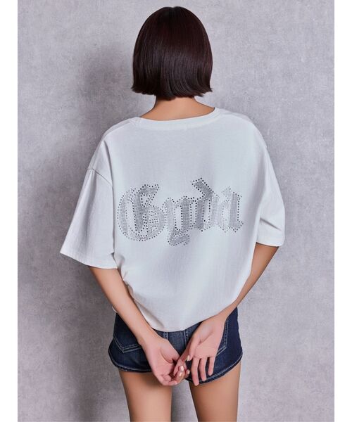 GYDA（ジェイダ）の「GD BACK GYDA BIG Tシャツ（Tシャツ/カットソー・レディース・ブラック/オフホワイト/グレー/チャコールグレー・FREE）」の13枚目の写真