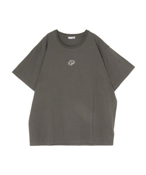 GYDA(ジェイダ)の「GD BACK GYDA BIG Tシャツ(Tシャツ/カットソー・レディース・ブラック/オフホワイト/グレー/チャコールグレー・FREE)」の17枚目の写真