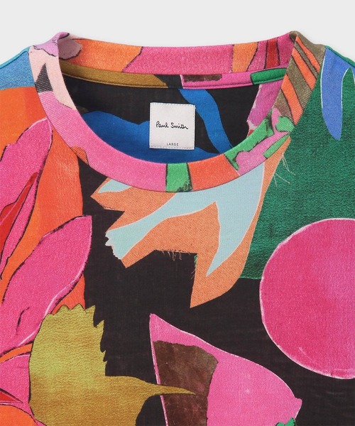 River Collage' プリント 半袖Tシャツ / 163518 919T（Tシャツ