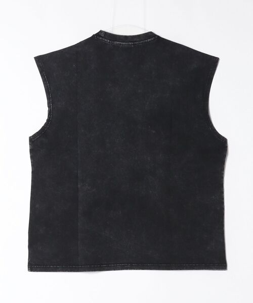 NEWTRAL(ニュートラル)の「【NEWTRAL】Washed Loose Fit Sleeveless T-shirt Main_S_Logo(Tシャツ/カットソー・メンズ・ブラック・MEDIUM/LARGE/X-LARGE)」の2枚目の写真