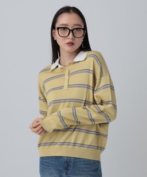 LEPSIM | 12ゲージレイヤーカラーポロ 639469(ニット/セーター)