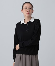 LEPSIM | 12ゲージレイヤーカラーポロ　639469(ニット/セーター)