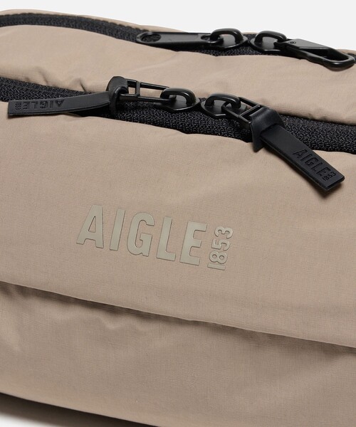 AIGLE(エーグル)の「撥水 ネイバーフッド クロスボディバッグ 2L(ショルダーバッグ・レディース・ブラウン/ブラック・FREE)」の8枚目の写真