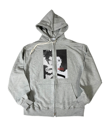Boy Or Girl Sweat Hood Zip-Up ((melange gray))