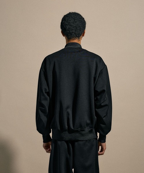 niko and...（ニコアンド）の「[NUMERALS]SOFT STADIUM BLOUSON（ブルゾン・メンズ・グレー/ブラック・MEDIUM/LARGE）」の8枚目の写真