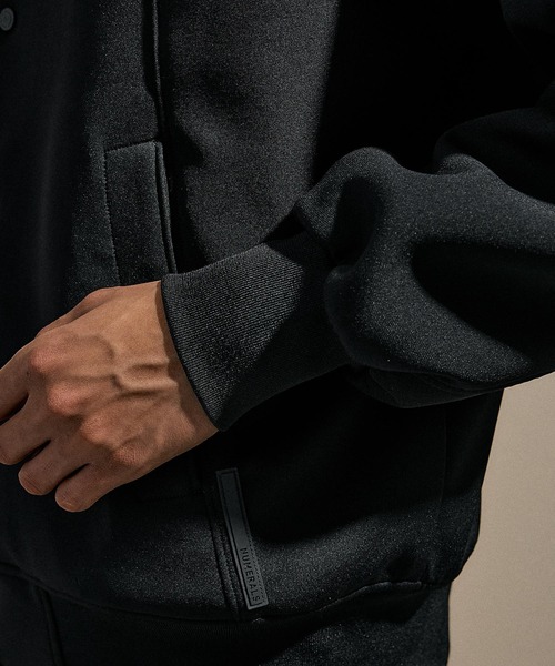 niko and...（ニコアンド）の「[NUMERALS]SOFT STADIUM BLOUSON（ブルゾン・メンズ・グレー/ブラック・MEDIUM/LARGE）」の12枚目の写真