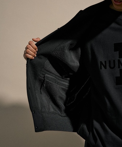 niko and...（ニコアンド）の「[NUMERALS]SOFT STADIUM BLOUSON（ブルゾン・メンズ・グレー/ブラック・MEDIUM/LARGE）」の18枚目の写真