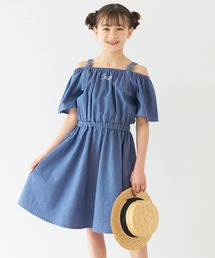 coca（coca）（コカ）の「キッズ　デニムハートバックルワンピース（ワンピース）」