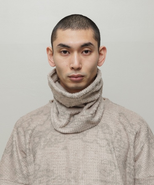 bal（バル）の「POLARTECR ALPHA DIRECTFLEECE 2WAY NECK BEANIE（ニットキャップ/ビーニー・メンズ・ブラック/ベージュ/ブラウン・FREE）」の4枚目の写真
