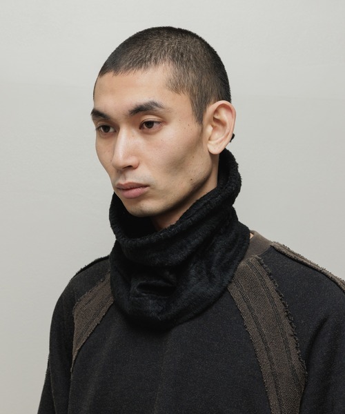 bal（バル）の「POLARTECR ALPHA DIRECTFLEECE 2WAY NECK BEANIE（ニットキャップ/ビーニー・メンズ・ブラック/ベージュ/ブラウン・FREE）」の10枚目の写真