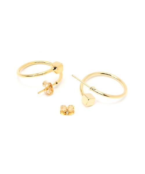 SENSE OF PLACE by URBAN RESEARCH（センスオブプレイスバイアーバンリサーチ）の「CF オープンサークルピアス（ピアス（両耳用）・レディース・ゴールド・FREE）」の3枚目の写真