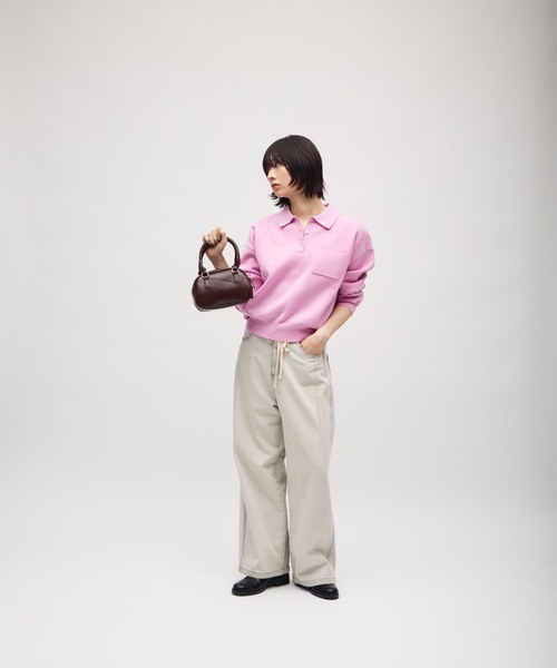 TONER(トナー)の「ラウンドミニバッグ/ロゴプレート付き(ショルダーバッグ・レディース・レッド/ブラウン/ブラック・FREE)」の16枚目の写真