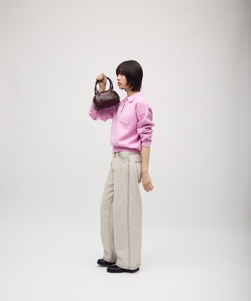 TONER(トナー)の「ラウンドミニバッグ/ロゴプレート付き(ショルダーバッグ・レディース・レッド/ブラウン/ブラック・FREE)」の17枚目の写真