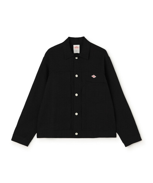 DANTON(ダントン)の「Men's Polyester Twill Jeans Jacket Style Shirt Blouson(その他アウター・メンズ・グレイッシュベージュ/オリーブ/ブラック・40/38/42/44)」の1枚目の写真