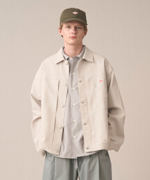 DANTON（ダントン）の「Men's Polyester Twill Jeans Jacket Style Shirt Blouson（その他アウター）」