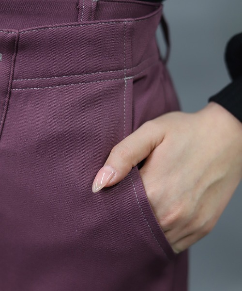 NIBBLE POISON（ニブルポイズン）の「ラップデザインスカパン（その他パンツ・レディース・ブラック/ピンク・MEDIUM）」の6枚目の写真