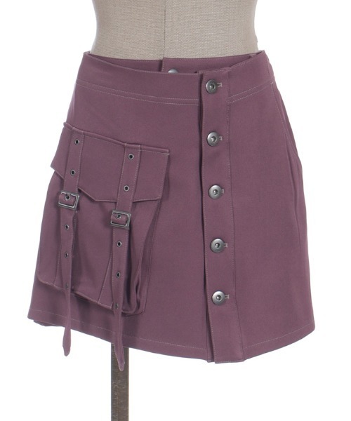 NIBBLE POISON（ニブルポイズン）の「ラップデザインスカパン（その他パンツ・レディース・ブラック/ピンク・MEDIUM）」の22枚目の写真