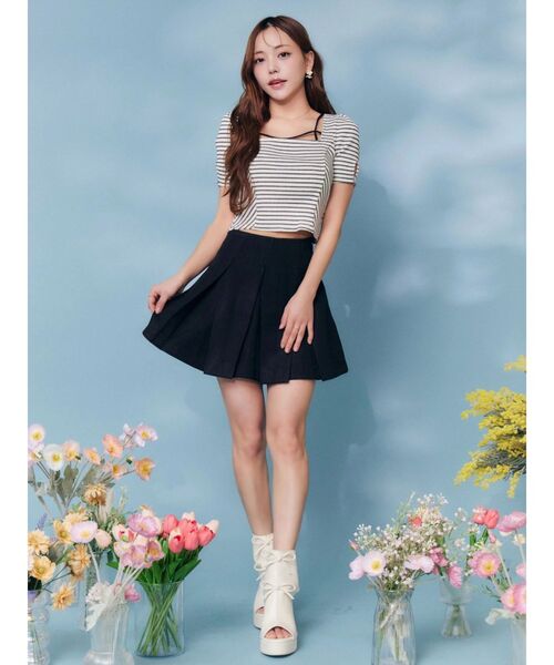 EATME（イートミー）の「ベルテッドリボンコンパクトTOP（Tシャツ/カットソー・レディース・その他1/レッド/グレー・FREE）」の10枚目の写真