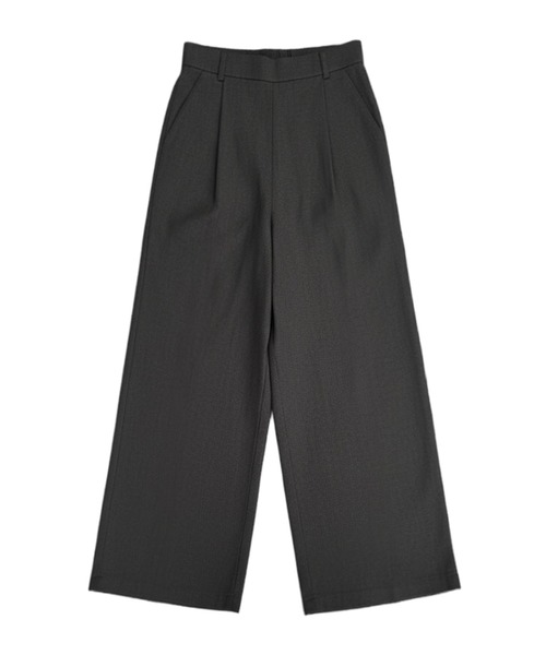 DAY CLOSET(デイ クローゼット)の「【縦ライン強調/ストンと落ち感シルエット】フロントタック リネン ワイドパンツ レディース(その他パンツ・レディース・ブラック/カーキ/アイボリー/モカ・S/M/L)」の15枚目の写真