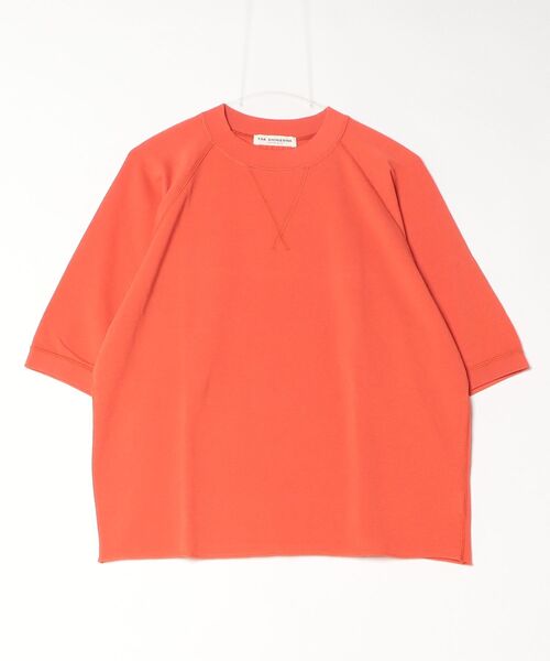 THE SHINZONE(ザ シンゾーン)の「INLAYED HALF SLEEVE TEE 25SMSCU03(Tシャツ/カットソー・レディース・レッド/ネイビー/グレー・FREE)」の2枚目の写真