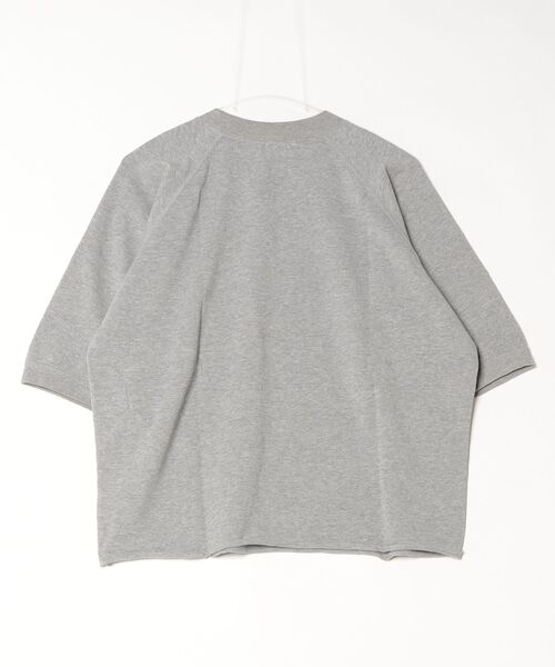 THE SHINZONE(ザ シンゾーン)の「INLAYED HALF SLEEVE TEE 25SMSCU03(Tシャツ/カットソー・レディース・レッド/ネイビー/グレー・FREE)」の4枚目の写真