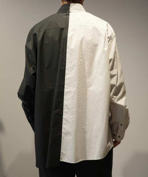 MM6 Maison Margiela(エムエムシックス メゾン マルジェラ)の「MM6 Long-sleeved Shirt(シャツ/ブラウス・メンズ・ブラック・46)」の5枚目の写真