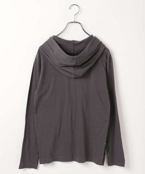 LEPSIM（レプシィム）の「シアーフードヘンリープルオーバー　661801（Tシャツ/カットソー・レディース・イエロー/ライトグレー/チャコールグレー・FREE）」の19枚目の写真