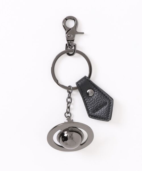 Vivienne Westwood（ヴィヴィアンウエストウッド）の「3D ORB GUNMETAL（キーケース/キーアクセサリー・レディース・ブラック・FREE）」の2枚目の写真