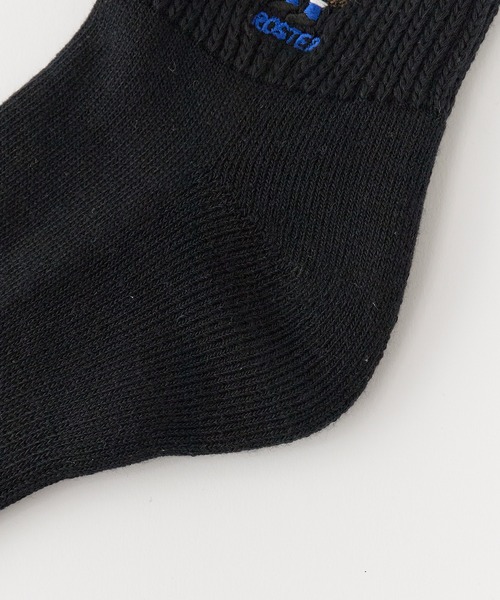 ROSTER SOX（ロスターソックス）の「ROSTER SOX/ロスター 刺繍デザイン リブ編みミドルソックス 日本製 2026年 夏 夏服（ソックス/靴下・レディース・ホワイト/ブラック・23-25cm）」の15枚目の写真