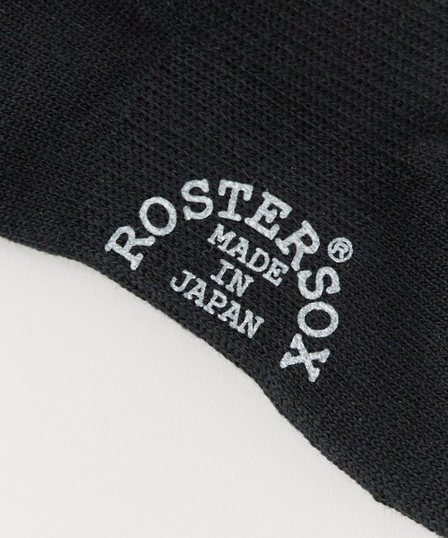 ROSTER SOX（ロスターソックス）の「ROSTER SOX/ロスター 刺繍デザイン リブ編みミドルソックス 日本製 2026年 夏 夏服（ソックス/靴下・レディース・ホワイト/ブラック・23-25cm）」の13枚目の写真