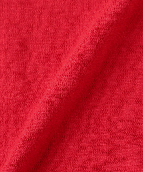 PHINGERIN（フィンガリン）の「PHINGERIN / フィンガリン SLAB GAUZE KNIT SHIRT（ニット/セーター・メンズ・ブラック/ホワイト系その他/レッド・MEDIUM）」の9枚目の写真