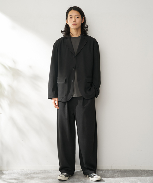 RED KAP（レッドキャップ）の「REDKAP / レッドキャップ 別注 TR Tailor ジャケット（テーラードジャケット・メンズ・ブラック/グレー・MEDIUM/LARGE）」の3枚目の写真