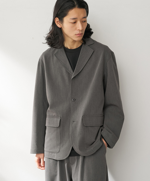 RED KAP（レッドキャップ）の「REDKAP / レッドキャップ 別注 TR Tailor ジャケット（テーラードジャケット・メンズ・ブラック/グレー・MEDIUM/LARGE）」の8枚目の写真