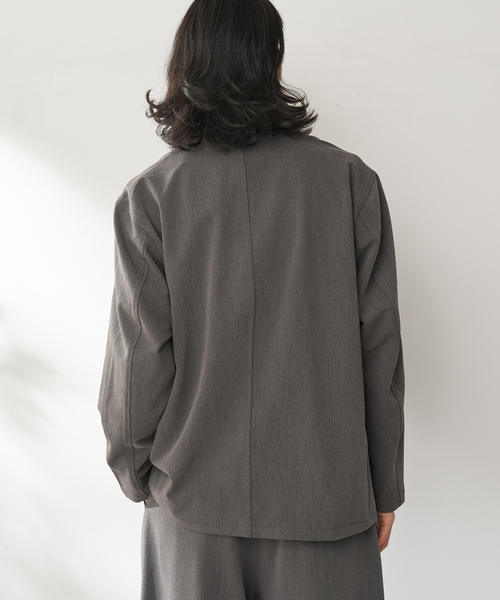 RED KAP（レッドキャップ）の「REDKAP / レッドキャップ 別注 TR Tailor ジャケット（テーラードジャケット・メンズ・ブラック/グレー・MEDIUM/LARGE）」の10枚目の写真