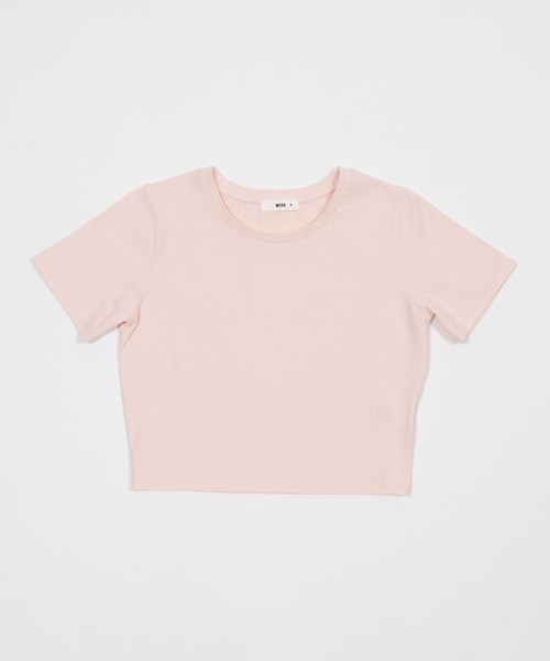 WEGO(ウィゴー)の「WEGO/【26年春夏新作】接触冷感コンパクトフィットT(Tシャツ/カットソー・レディース・オフホワイト/ライトイエロー/ライトピンク/ブラウン/ホワイト/杢グレー/ブラック・LARGE/MEDIUM/SMALL)」の18枚目の写真